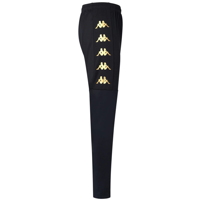 Kappa - Pantaloni Uomo Nero - Kappa4Football Gaschin