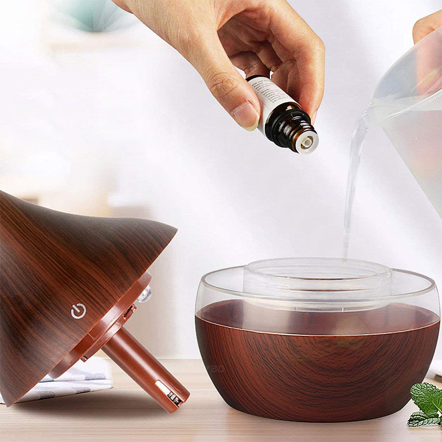 Umidificatore da 300ml con luci Led RGB.