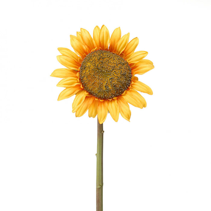 Girasole. Altezza 70 Cm - Pezzi 4 - 25X70X25cm - Colore: Giallo - Bianchi Dino - Fiori Artificiali