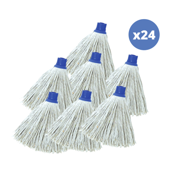 Lot de 24 franges en coton écru 150g