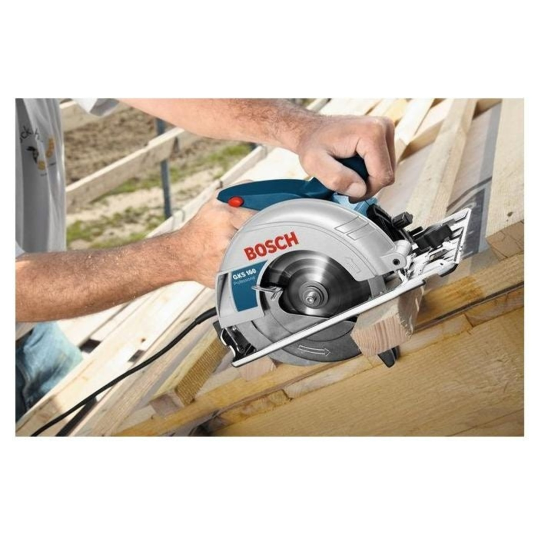 Scie circulaire GKS 190 Pro - profonddeur de coupe 70mm 1400W - BOSCH - 601623000