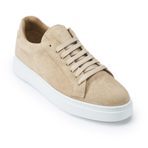 Sneaker British Passport Beige