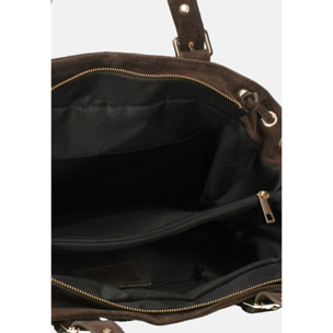 Borsa a mano da donna Made in Italy - Modello Celeste Plus - 100% pelle - 20.0 x 28.5 x 41.0 cm