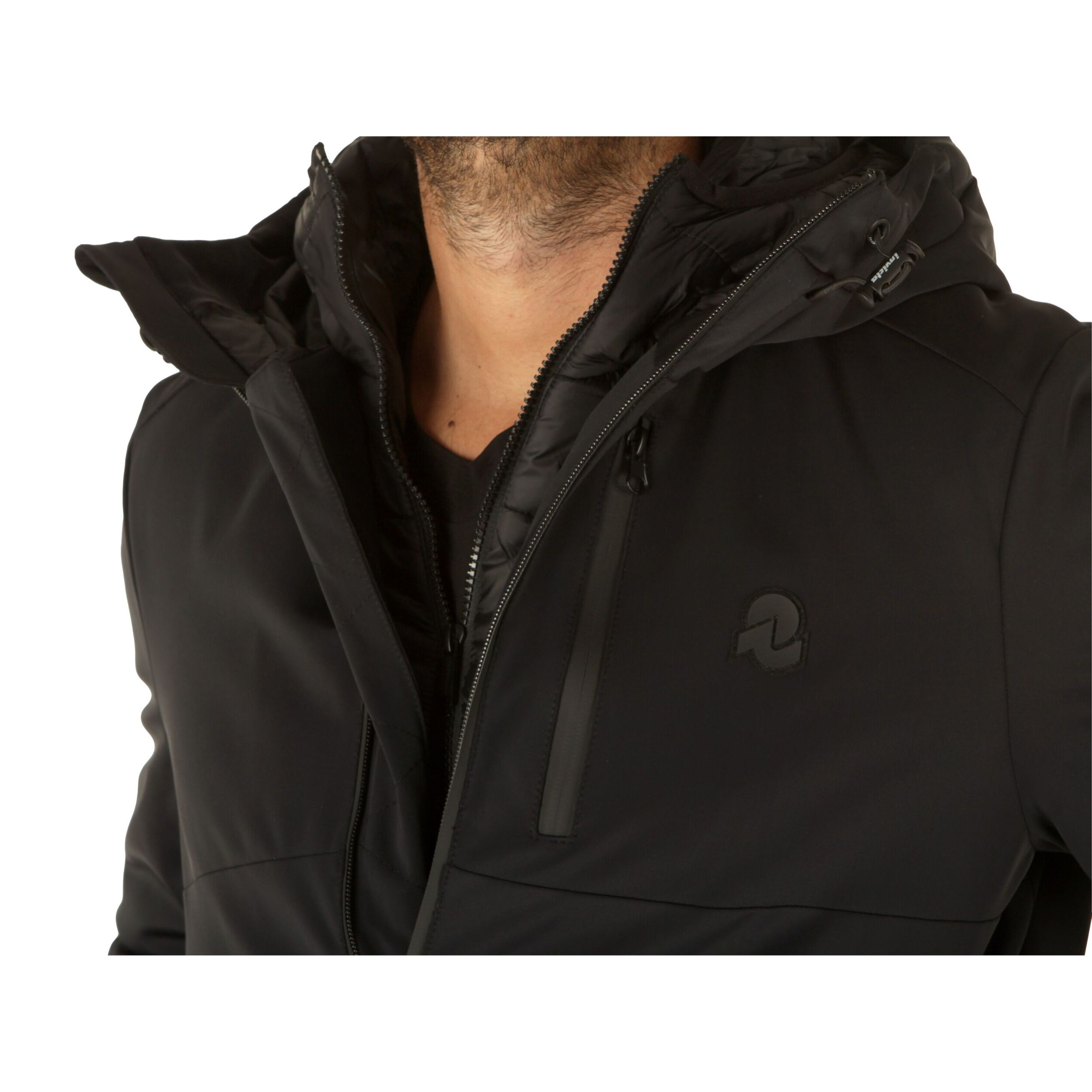 Giacche Invicta Giaccone Penguin Tecno Soft Shell Nero Nero