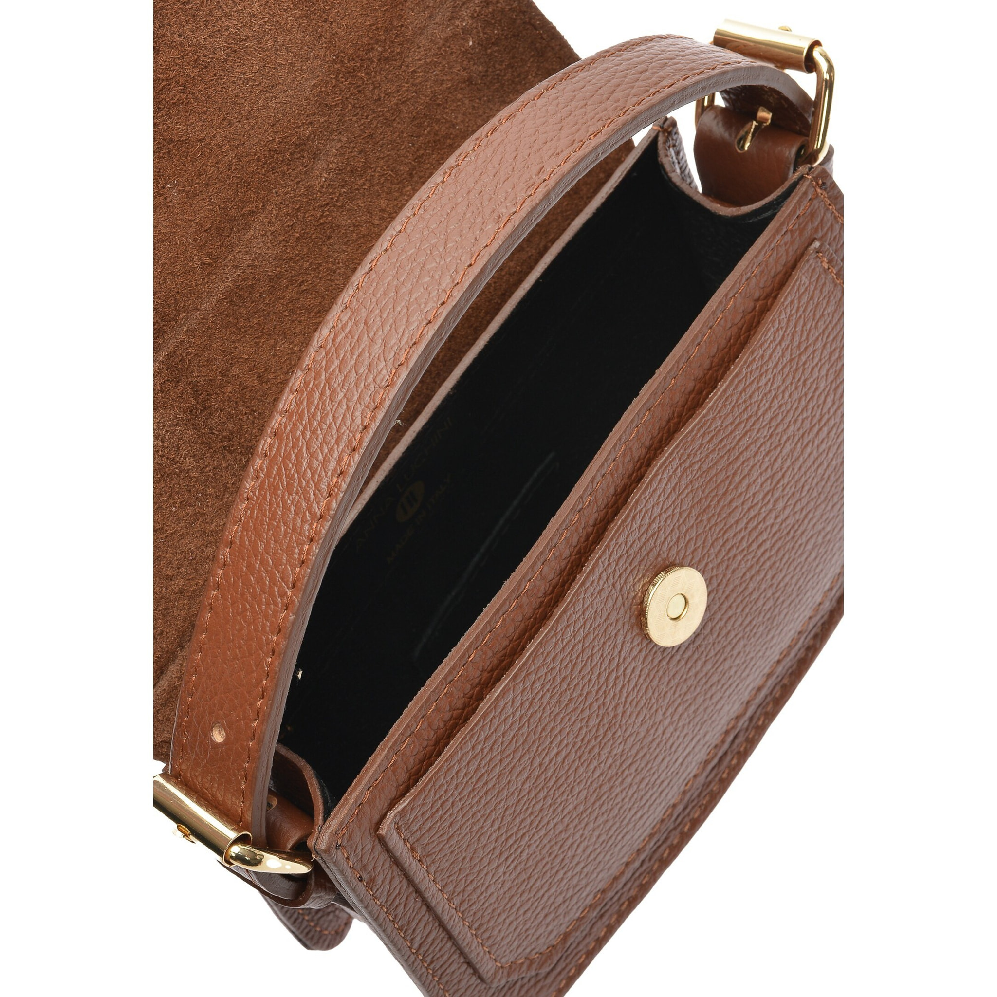 Borsa a spalla Anna Luchini Marrone