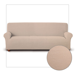 WHITE & WHITE Copridivano 3 posti pique' panna