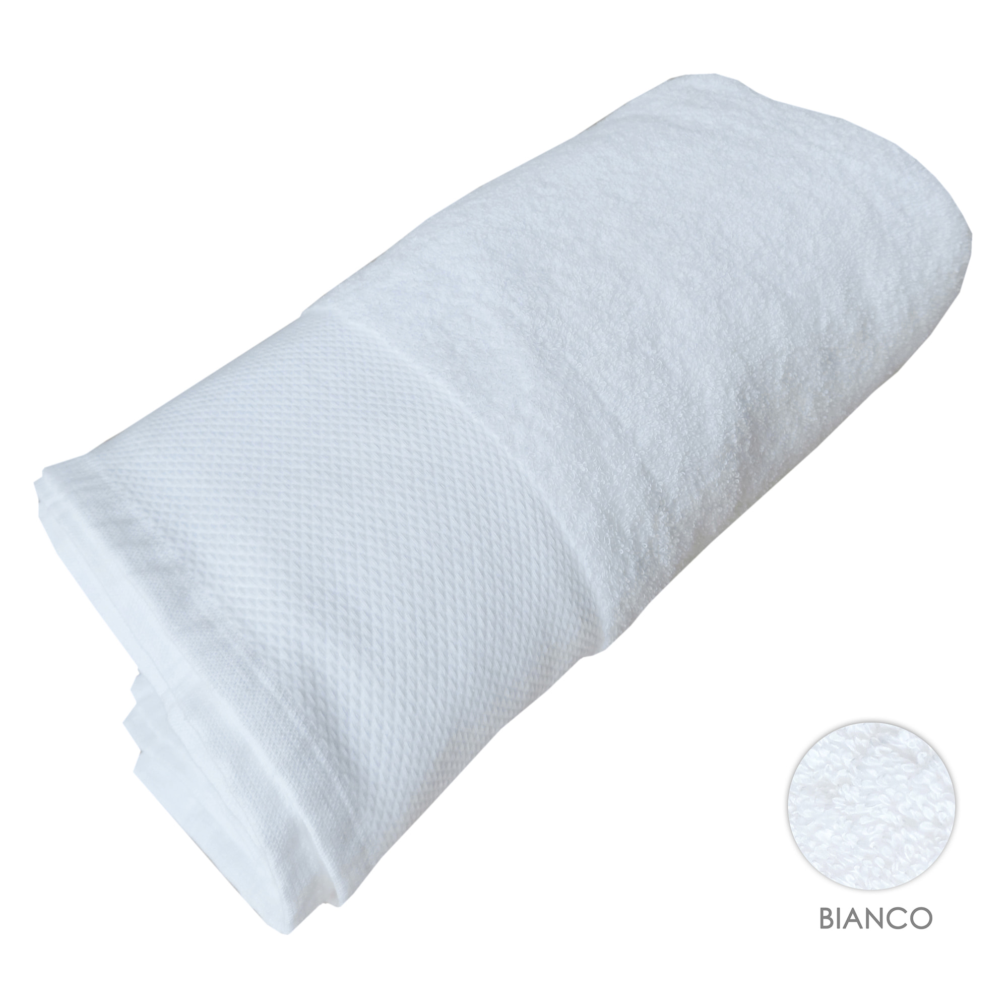 Telo doccia 100x150 cm bianco