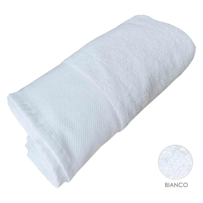 Telo doccia 100x150 cm bianco
