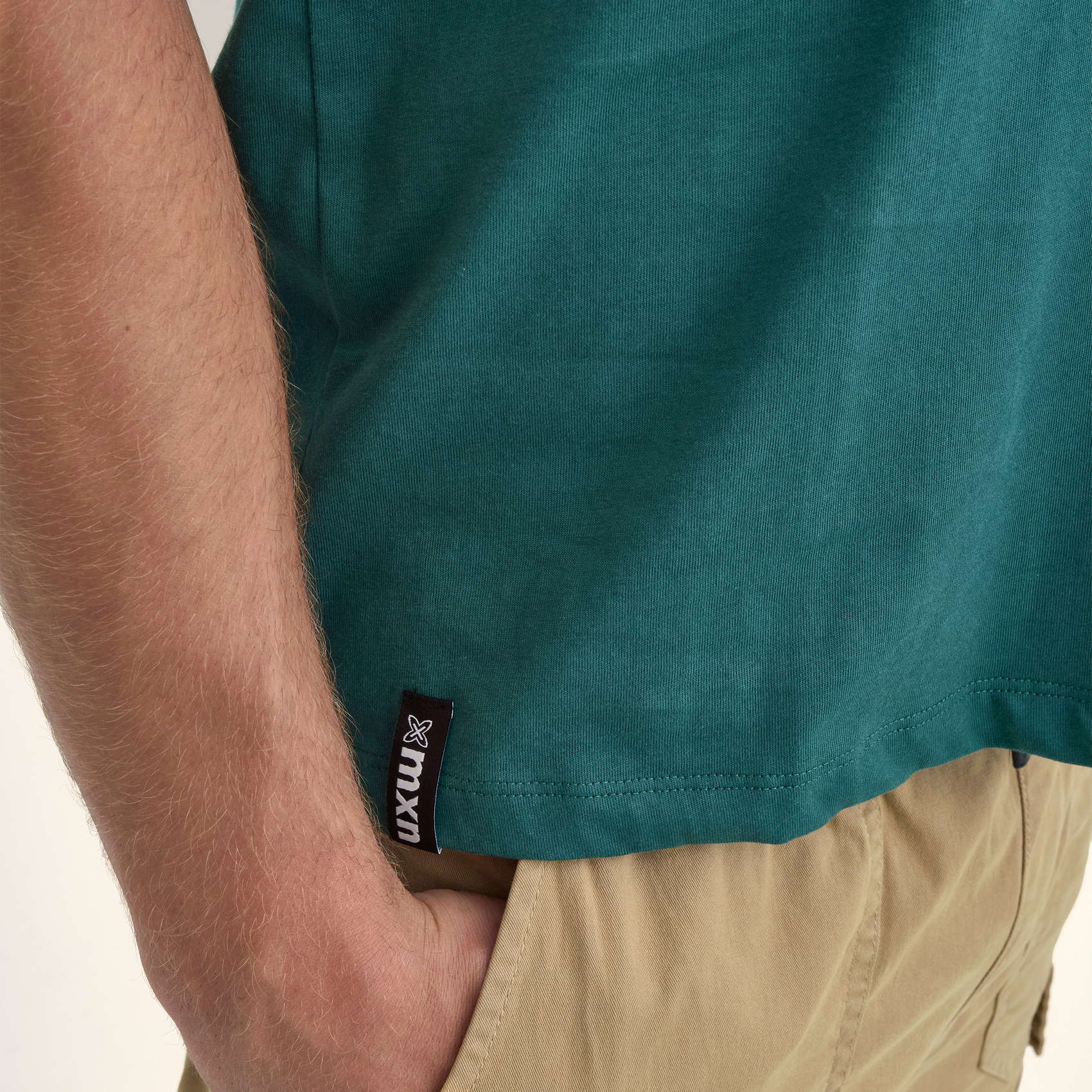 Camiseta MUNICH Ride streetwear hombre de algodón orgánico verde