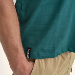 Camiseta MUNICH Ride streetwear hombre de algodón orgánico verde