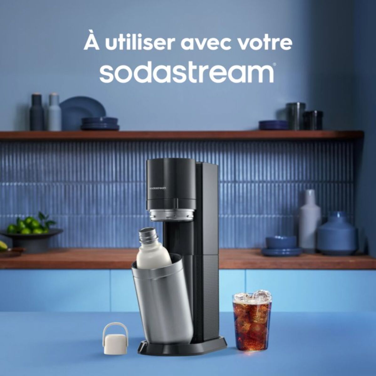Bouteille SODASTREAM Gourde Fizz & Go Cool sable