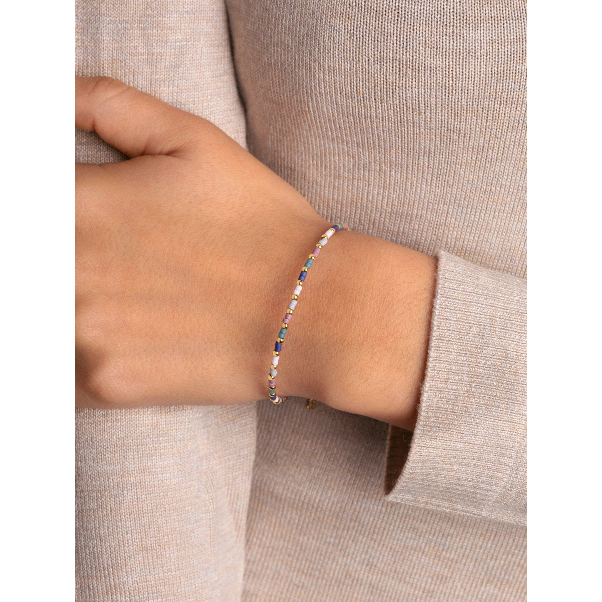 Pulsera Polar Colors Acero Baño Oro