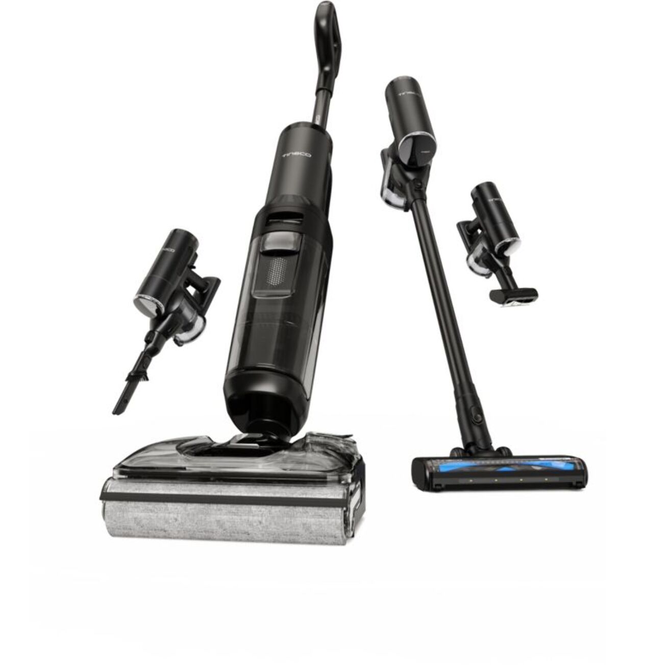 Aspirateur laveur TINECO Floor One S7 Switch Stretch premium Noir