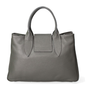 Borsa a mano da donna In Vera pelle Made in Italy 35x23x13 cm