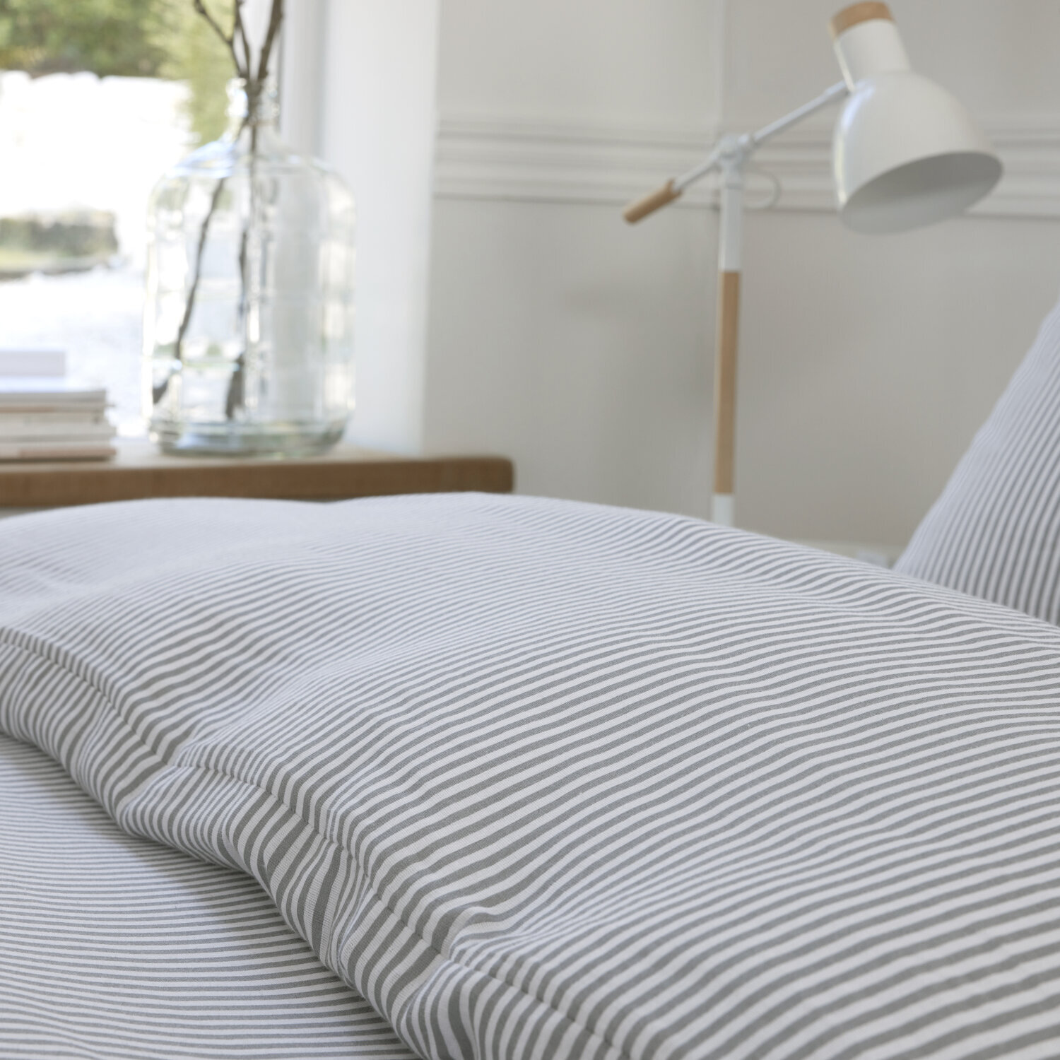 Parure housse de couette imprimé 100% gaze de coton - laya