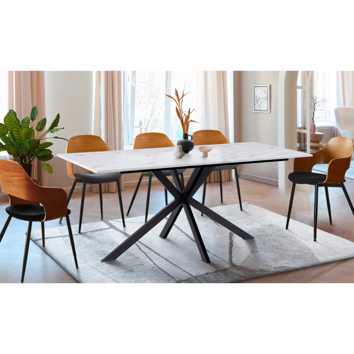 Table repas Glam 160 cm