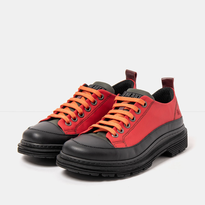 Zapatos 1894A RUBBER NYLON BURDEOS-KAKI/ BIRMINGHAM color Burdeos-kaki