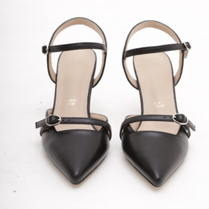 DECOLLETE' PIXIE CINTURINO CHOCOLA' NERO