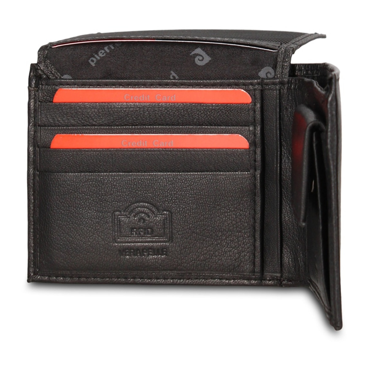 Portafoglio uomo in vera pelle - Modello Zenith Plus - Casual - 12.5 x 9.0 x 2.0 cm