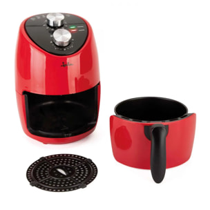 Freidora de aire JATA JEFR1222 de 2 litros. Temperatura hasta 200º. Con temporizador