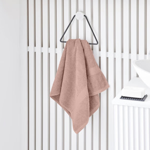 Drap de bain uni ESSENTIAL rose