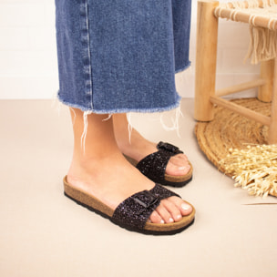 SANDALIA BABUNKERS NEGRO