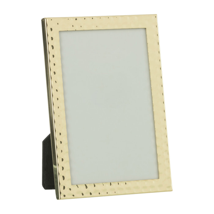 J-Line cadre photo Bord Martelé - métal - or - medium - 2 pièces