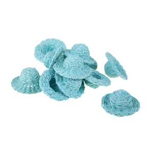 Cappello Di Carta. Larghezza 10 Cm - Pezzi 12 - 10X1,8X10cm - Colore: Blu - Bianchi Dino - Cesti Mini