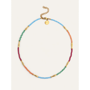 Collana Dye Pesci Acciao Placcato Oro