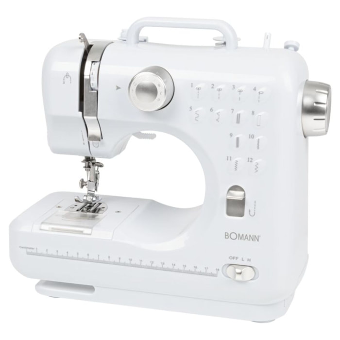 Machine à coudre 12 points Blanc Bomann NM6063CB-Blanc