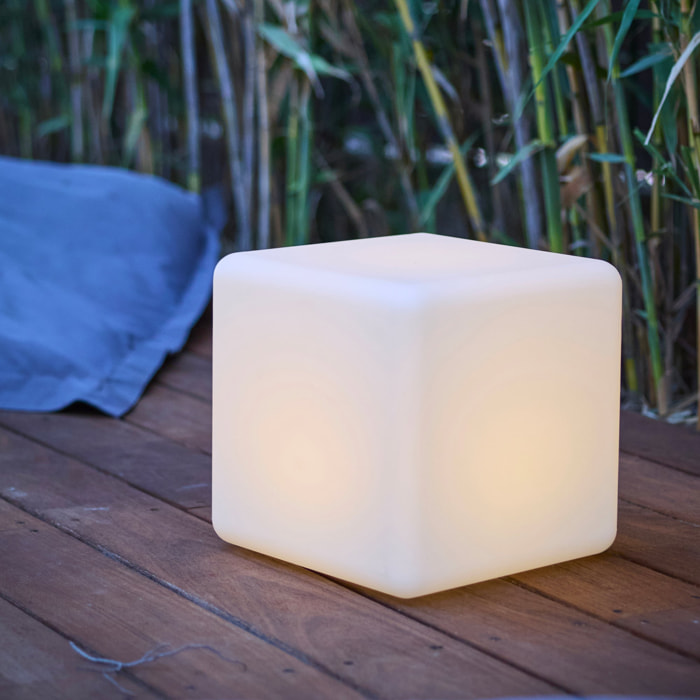 Cube lumineux solaire CASY RGB H30CM