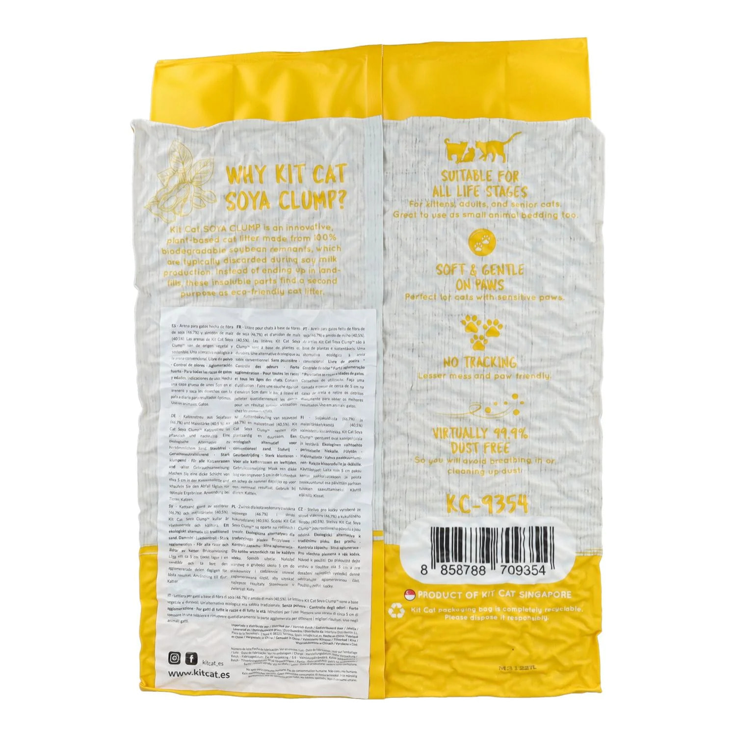 Pack 2x Kit Cat Nova Pack Ahorro - Original Arena Vegetal para gatos 7 L