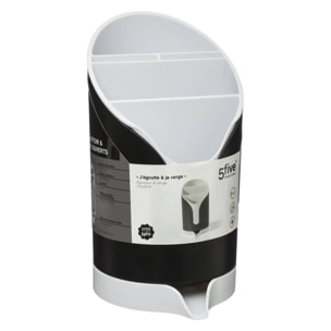 Égouttoir à couverts "Néo" noir