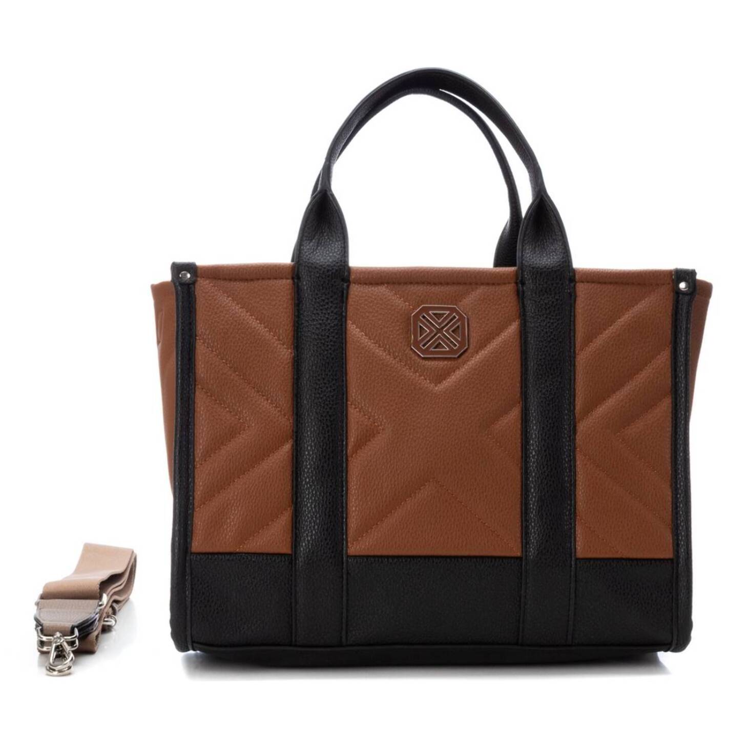 Bolso hombro camel