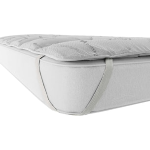 TOPPER TRAPUNTATO THERMOCONTROL CON ELASTICI - Made in Italy