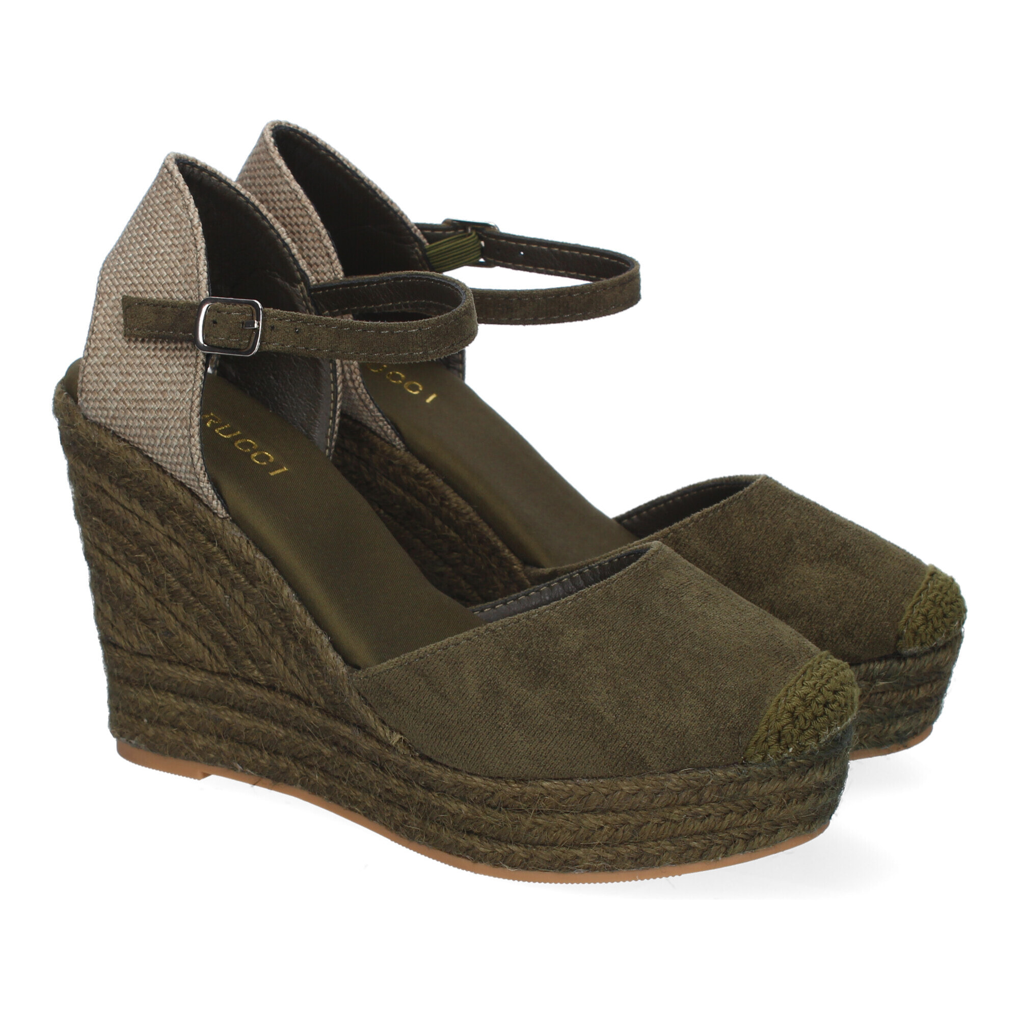 Sandalia de Cuña de Yute para Mujer, Comodo y Elegante, Diseño Moderno