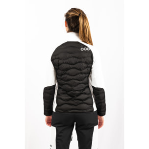 Giacca isolante ibrida ECOActive da donna di ECOON - Nero / Bianco