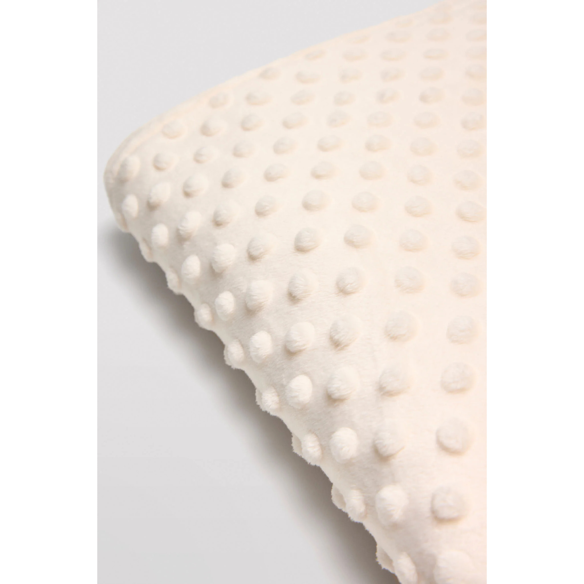 Copertina per neonato a pois avorio