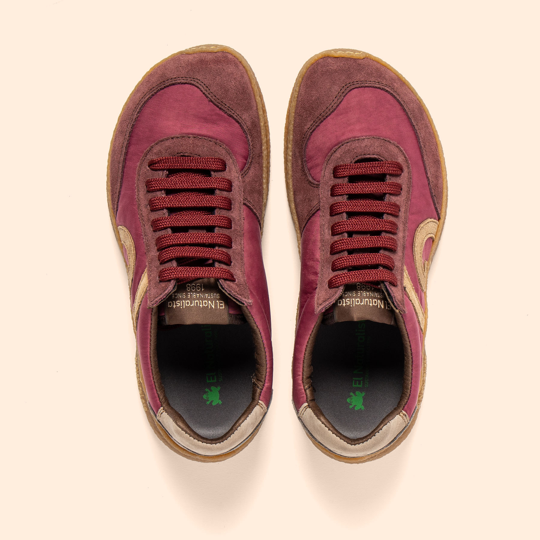 Zapatos N5435A MULTI MATERIAL MULTI WINE/OROEL color Multi wine