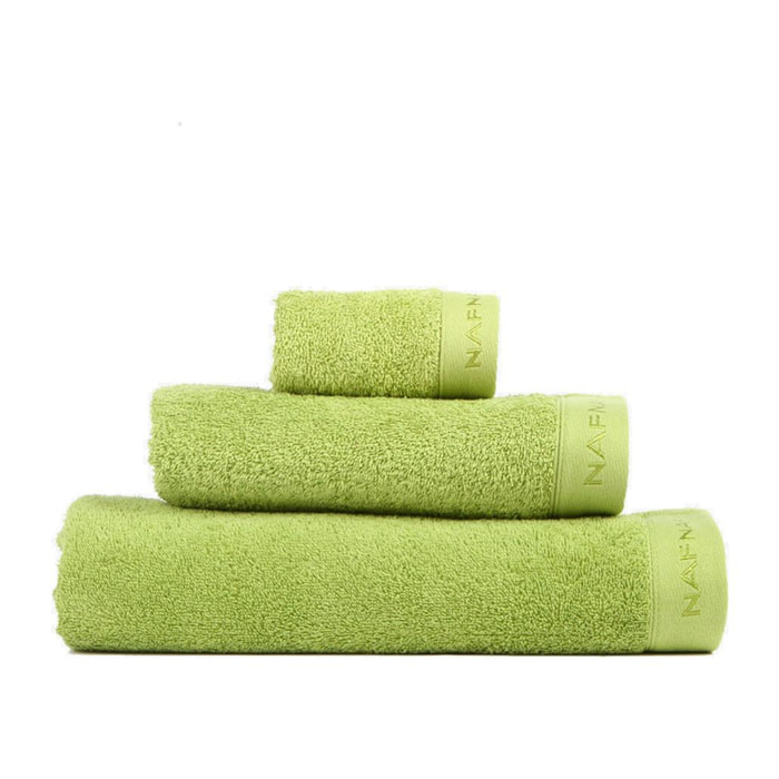 3 serviettes CASUAL - coton 500 g/m2 - coloris vert