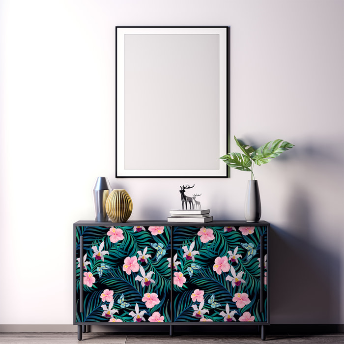 Sticker meuble tropical bingwa 40 x 60 cm