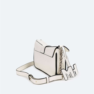 BOLSO MH CROSSBODY BAGUETTE C/WHITE