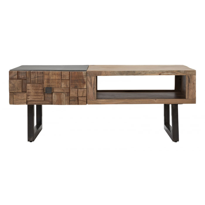 TAVOLO DA CAFFE' RETTANGOLARE  MUMBAI OFFICINE55 BICOLORE