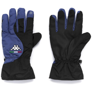 Kappa - Guanti Uomo Donna Blu - Snowy