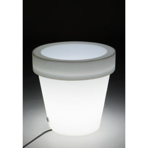 Tomasucci  Vaso luminoso per esterno / interno BELL 45  - NEW GARDEN bianco