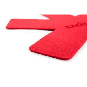 Padella 20 cm con Salvapadella Excelsa – Phoenix, Alluminio Forgiato Rosso