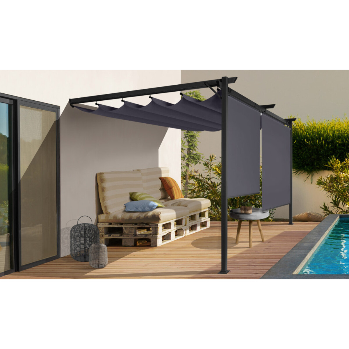 Pergola adossée Marina