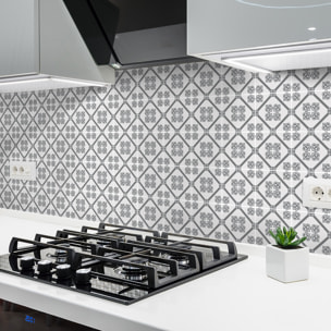 Stickers muraux - Sticker Mural Carrelage adhésif Cuisine Salle de Bain - 60 STICKERS CARRELAGES AZULEJOS EDMUNDO