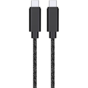 Câble USB C ADEQWAT vers USB-C 2M 100W Noir