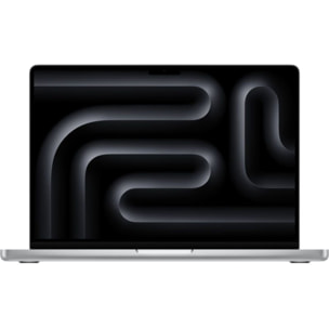 Ordinateur Apple MACBOOK Pro 14" Puce M5 Pro CPU 15 / GPU 16 coeurs Mémoire RAM 24Go Stockage 1To SSD XDR Argent